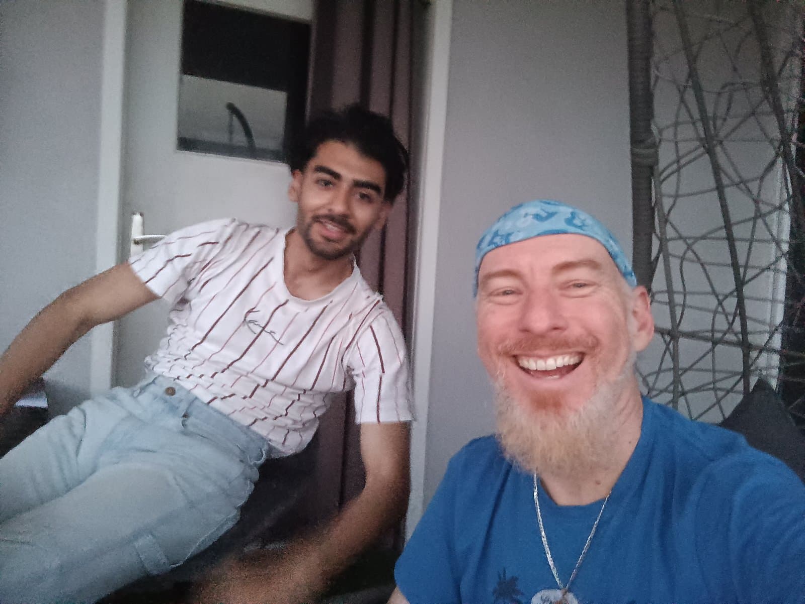Real photo of Daniel and Yousf